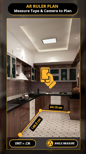 AR Ruler Plan - Measure Tape & Camera to Plan - Image screenshot of android app