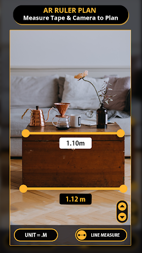 AR Ruler Plan - Measure Tape & Camera to Plan - Image screenshot of android app