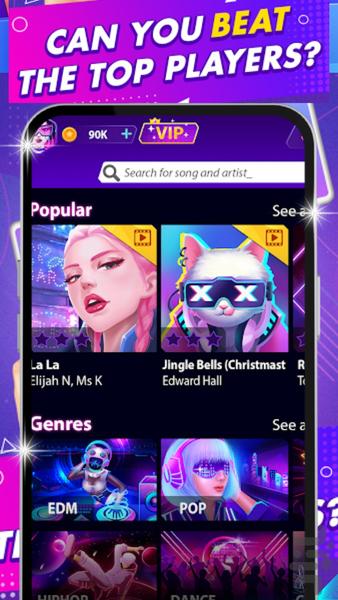 KT Magic Tiles 2024 - Gameplay image of android game