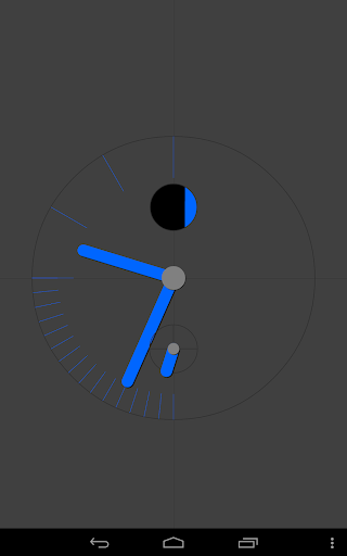 OnTime Clock Live Wallpaper - Image screenshot of android app