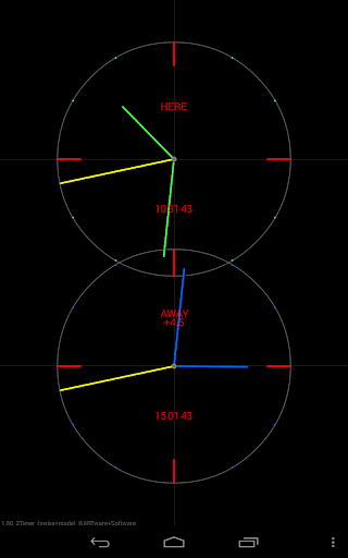 2Timer Clock Live Wallpaper - Image screenshot of android app