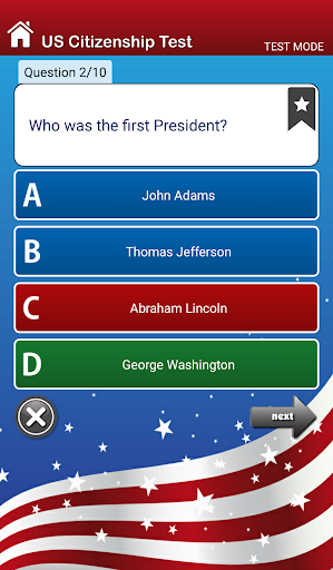 US Citizenship Test 2022 - Image screenshot of android app