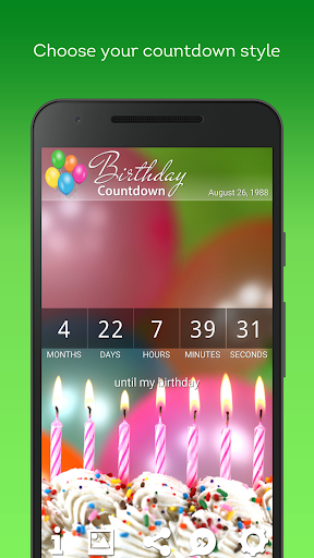 Birthday Countdown - Image screenshot of android app