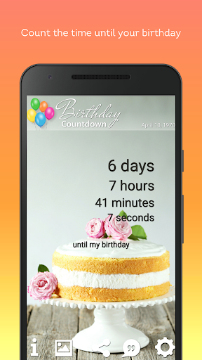 Birthday Countdown - Image screenshot of android app