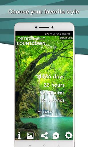 Retirement Countdown - Image screenshot of android app