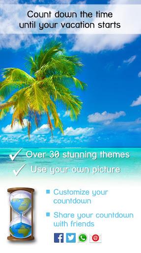 Vacation Countdown App - Image screenshot of android app