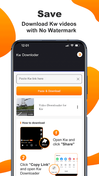 KW Downloader No Watermark - Image screenshot of android app