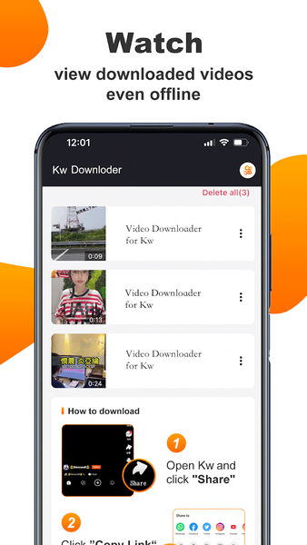 KW Downloader No Watermark - Image screenshot of android app