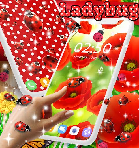 Ladybug live wallpaper - Image screenshot of android app