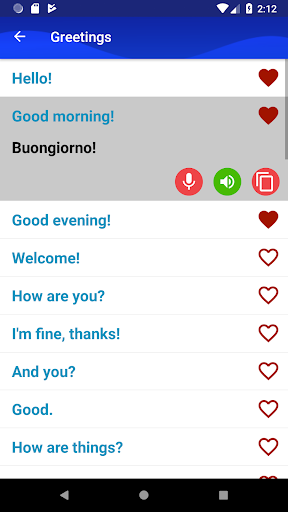 Learn Italian Faster - Image screenshot of android app