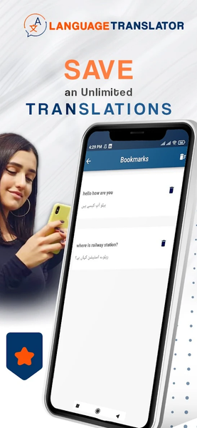 Languages Translator: Scan Pic - عکس برنامه موبایلی اندروید