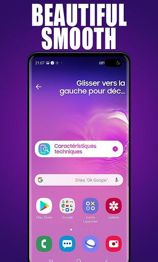 S10 launcher, Galaxy S10 theme - Image screenshot of android app