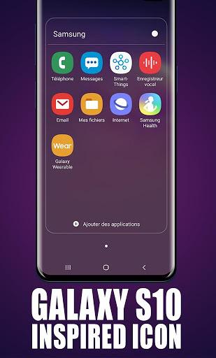 S10 launcher, Galaxy S10 theme - Image screenshot of android app