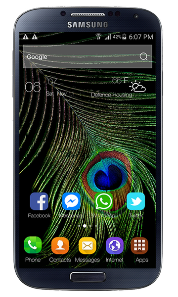 Galaxy A51 Launcher Theme - Image screenshot of android app