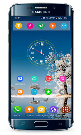 Launcher & Theme for Samsung G - Image screenshot of android app