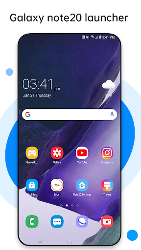 Perfect Galaxy Note20 Launcher - Image screenshot of android app