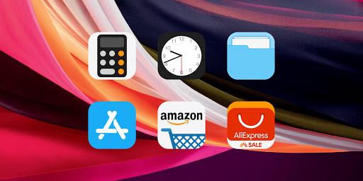 Icon pack ios 14 - Image screenshot of android app