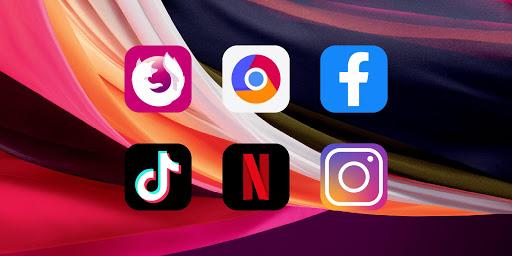 Icon pack ios 14 - Image screenshot of android app
