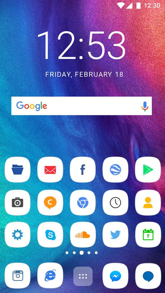 Theme for Samsung Galaxy A50 - Image screenshot of android app