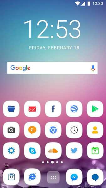 Theme for Samsung Galaxy A50 - Image screenshot of android app