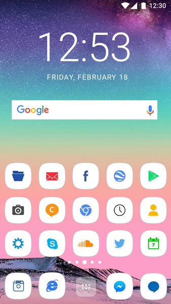 Theme for Samsung Galaxy A50 - Image screenshot of android app