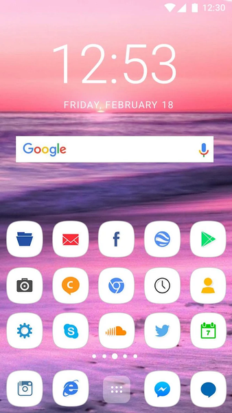 Theme for Samsung Galaxy A50 - Image screenshot of android app