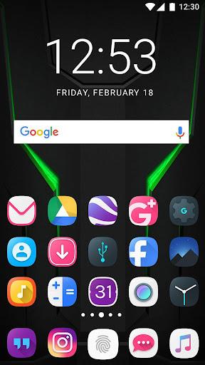 Theme for Xiaomi Black Shark 2 - عکس برنامه موبایلی اندروید