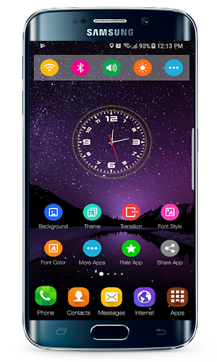 Launcher Samsung A54 Theme - Image screenshot of android app
