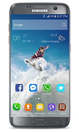 Launcher & Theme Samsung Galax - Image screenshot of android app