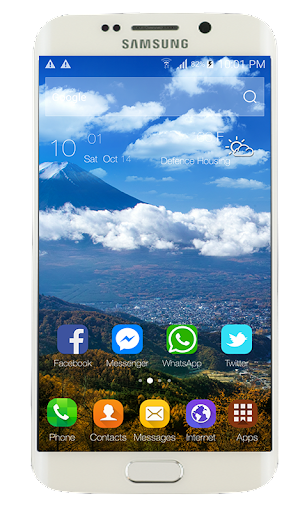 Launcher & Theme Galaxy J7 Pro - Image screenshot of android app