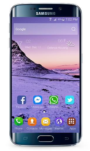 Galaxy A50 Launcher Theme - عکس برنامه موبایلی اندروید