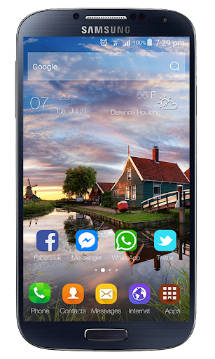 Launcher & Theme Samsung Galax - عکس برنامه موبایلی اندروید