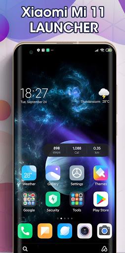 Xiaomi mi 11 Theme, Mi 11 Launcher - Image screenshot of android app