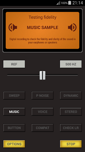 Earphones Test+ - Image screenshot of android app