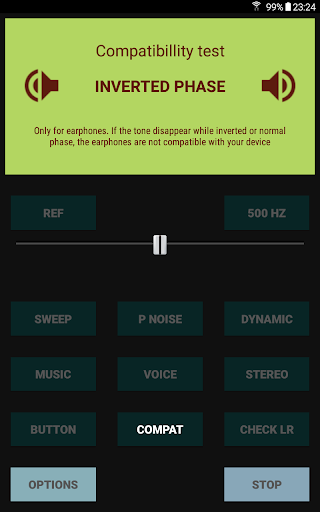 Earphones Test+ - Image screenshot of android app