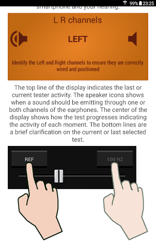 Earphones Test+ - Image screenshot of android app
