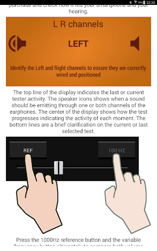 Earphones Test+ - Image screenshot of android app