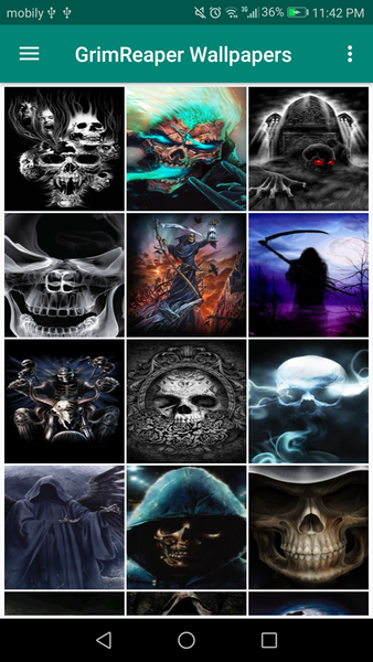 Grim Reaper Wallpapers HD - Image screenshot of android app