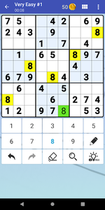 Sudoku - Classic Brain Puzzle - Gameplay image of android game