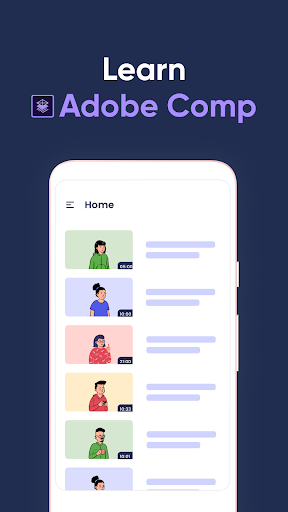 Learn Adobe Comp - Image screenshot of android app
