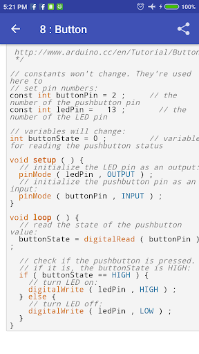 Learn Arduino Programming - عکس برنامه موبایلی اندروید