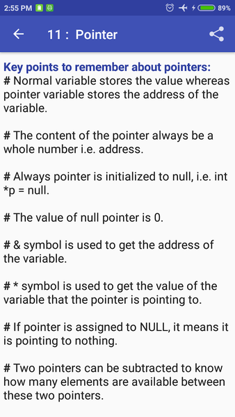 Learn C++ Programming - عکس برنامه موبایلی اندروید