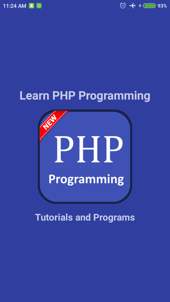 Learn PHP Programming - Image screenshot of android app