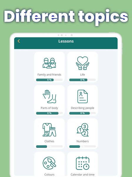 Learn Arabic. Beginners - عکس برنامه موبایلی اندروید