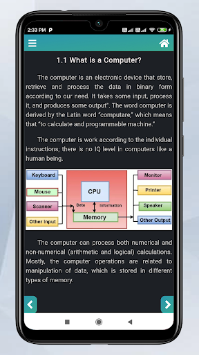 Computer Basic Fundamentals - عکس برنامه موبایلی اندروید