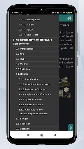 Computer Basic Fundamentals - Image screenshot of android app