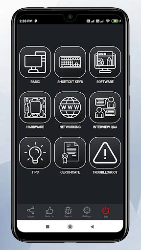 Computer Basic Fundamentals - Image screenshot of android app