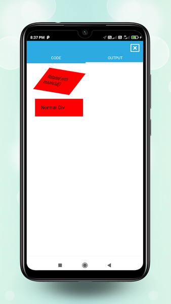 Learn CSS - Example and editor - Image screenshot of android app