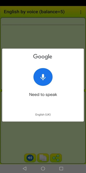 Learn English by voice and tra - Image screenshot of android app