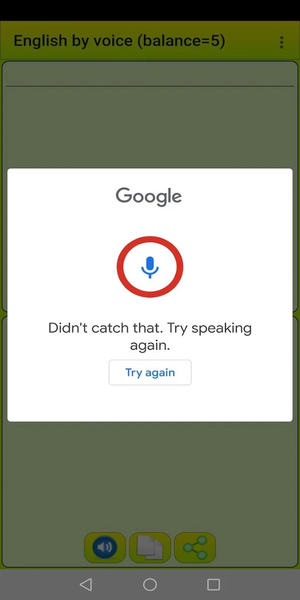 Learn English by voice and tra - Image screenshot of android app